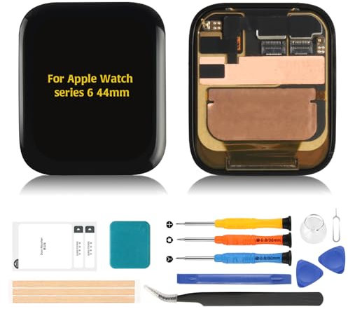 A-MIND Per Apple Watch Series 6 44mm OEM Display LCD Touch Digitizer Sostituzione Dello Schermo Assemblea Completa