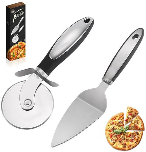 Coupe-pizza Wnddle, Roulette à Pizza, Rouleau à pizza, coupe-tarte, Pointu Professionnel Roulette Pizza, Couteau à pizza, Coupe-pizza Pratique, Coupe-pizza,pour La Coupe de Cuisine Pizza,Gâteau,Crêpes