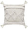 Mumuve Nordic White Throw Pillow for Case Gestreiftes Getuftetes Strukturiertes Kissen C Kissenbezug