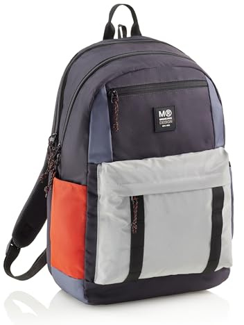 Miquelrius Rucksack Triple Amsterdam RECICL Rider Blue, Schulrucksack, Unisex, Kinder, mehrfarbig, 470 x 250 x 155 mm, bunt, 470x250x155 mm
