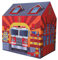 Sport1 Feuerwehrhaus Happysun Kinderspielhaus Gartenhaus für Kinder Garten/Innen Kinderhaus mit Kunststoffrohrgestell Einfache Montage 95x72x105cm