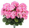 CITYES Künstliche Geranien, Blumen, Seide, Geranien für den Außenbereich, UV-beständig, rosa, künstliche Geranien, Kunstblumen, Geranien für Garten, Heimdekoration, Innenbereich, Terrasse, Vase,