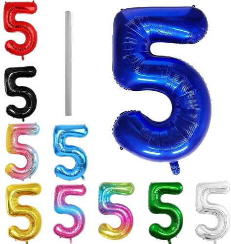 Geburtstag zahlen Luftballon 16 jahre-Gradient XXL Jumbo Folienballon 40 Zoll – 101 cm Luftballons 16. Geburtstag Junge Mädchen Babyparty Geburtstagsdeko Jubiläumsparty Dekoration