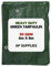 6m x 8m Green Tarpaulin Cover - 50gsm Thick - 20ft x 26ft Waterproof, Weatherproof, Frost-Resistant, UV Protection, Universal, Multipurpose, Groundsheet, Camping, Boating, Hiking Heavy Duty Sheet