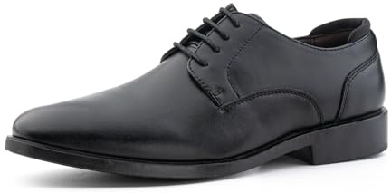 Hitmars Chaussures Hommes Oxfords Derby Chaussure Ville Brogues Chaussure Homme Cuir Mariage Chaussures Dressing Lacets Business Noir 41 EU