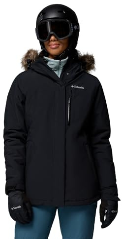 Columbia Ava Alpine II Isolationsjacke, Wärmeisolierung, Atmungsaktives Material, Wasserdicht, Verstellbare Details, Abnehmbares Kunstfell, Praktische Taschen - Damen