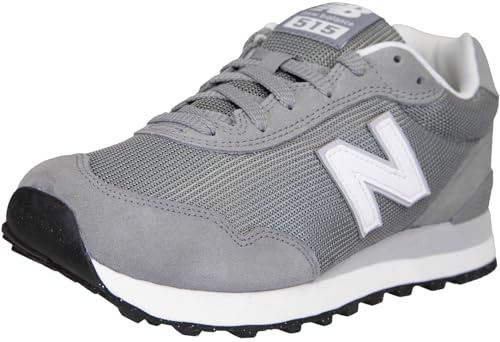 New Balance 515 Sneaker Trainer Schuhe (Grey White, EU Schuhgrößensystem, Erwachsene, Numerisch, M, 45)