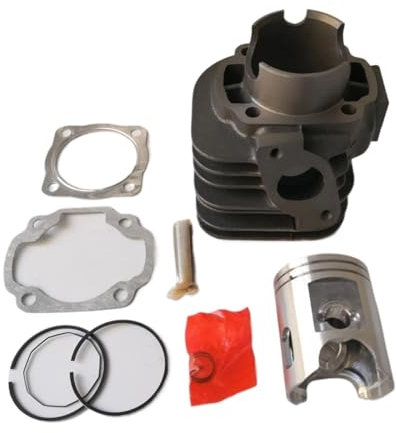 Pizgear 50mm Cylinder Piston Set, for Scooter ATV, for Minarelli 1E50QMF 2 Stroke 90cc JOG90 4DM Polaris90 Axis 90, for Keeway, for Hurricane 90 Chainsaw Cylinder Assembly
