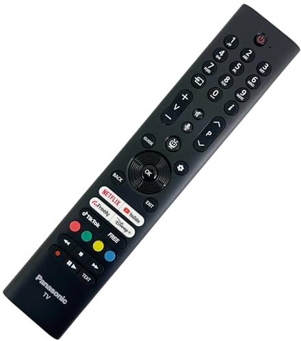 Genuine Replacement Voice TV Remote Control Compatible with Panasonic RC45191 - TX-42MZ800B TX-55MZ800B TX-65MZ800B TX-48MZ800B 4K OLED