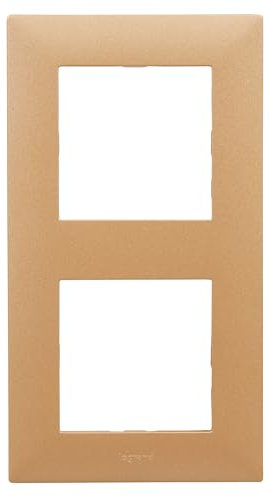 Legrand 398292 - Cadre double de la gamme Niloé Step pour installation composable - Couleur cuivre