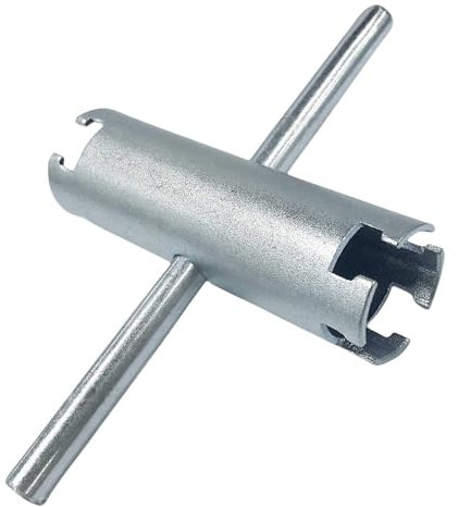 Heavy Duty Metal Wrench Double Ended Basket Strainer Wrench Tube Wrench Filter Wrench Hand Tool Maintenance Sink Wrench