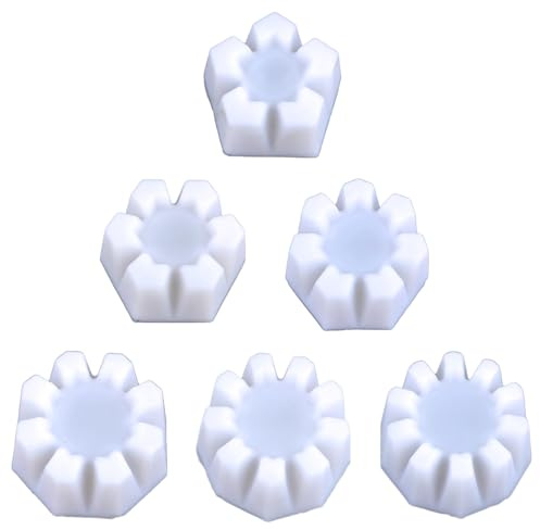 Blumengießbecher,6 Stück Siebe zum Gießen von Farbe für Fluid Art DIY Resin - Blumensieb mit 5/6/7/8/9/10 Schlitzen zum Gießen von DIY-Farbe und Erstellen Mustern für Künstlerbedarf