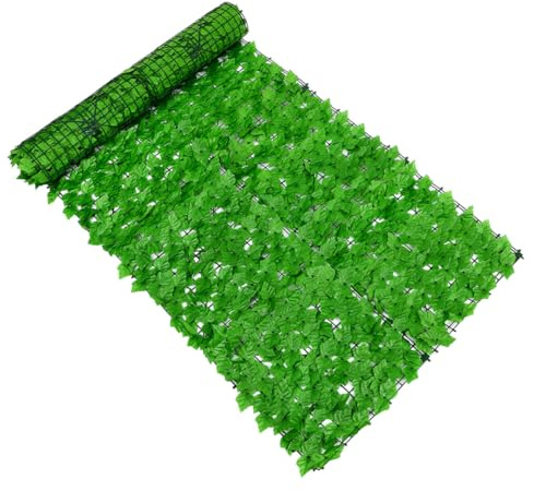 JOINPAYA Clôture de Jardin Treillis Artificiel 0.5M Feuillage Vert pour Décoration Murale de Terrasse et Balcon Extérieur