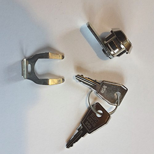Briefkastenschloss Zylinderschloß Bohrung 18 mm/Tiefe ca.9,5mm Ersatzschloss (2 Schlüssel 1 Schloß)