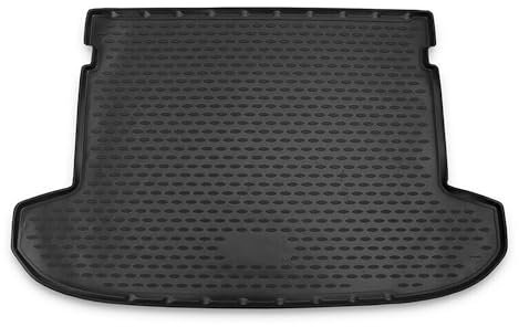 Kofferraummatte Kofferraumwanne für Hyundai Tucson 2015-2020 Gummi TPE Schwarz