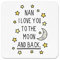 Nan I Love You To The Moon And Back Fridge Magnet