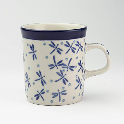Polish Pottery 130ml Mini Mug - Dragonfly