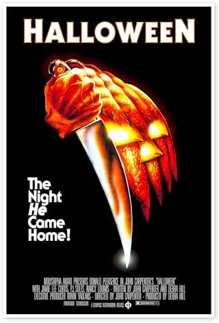 Halloween - Die Nacht des Grauens (englisch) Poster 20 x 30 cm Schwarz Wandbilder Wanddeko