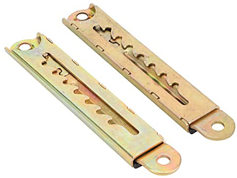 Caiqinlen Cerniera di sollevamento regolabile, accessori hardware Cerniera telescopica per mobili fai-da-te per schienale letto (Barra diritta a 7 velocità)