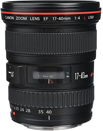 Canon (8806A002) EF 17-40mm F/4 L USM Lens + Sandisk Extreme PRO SDXC 128GB UHS-1 Memory Card (Renewed)