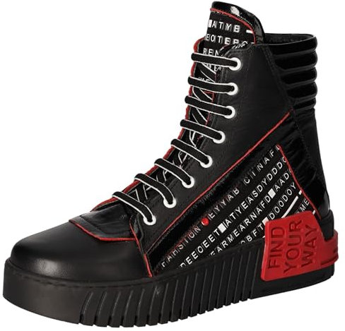 2Go Fashion Damen 8096-502 Halblange Stiefel, schwarz, 40 EU