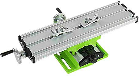 YISSALE Taladro de mesa Phillips, fresadora de metal, tornillo de banco profesional de hierro fundido para brocas de columna, mandíbulas anchas y mini mesa de coordenadas versátil