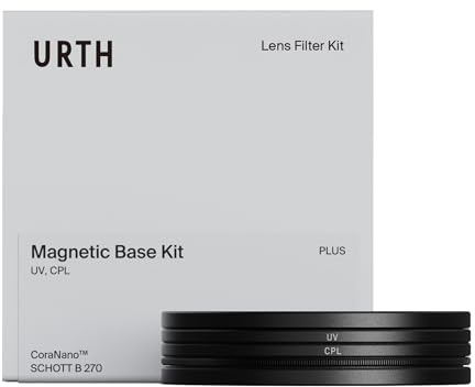 Urth 95mm 2-in-1 Magnetic Base Lens Filter Kit (Plus) | UV, Circular Polarising (CPL), 30-Layer Nano-Coated HD Optical Glass, Camera Filters with 2 Caps