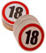Bierdeckel | Partygag | Untersetzer | Tischdeko | Feiern ab 18 | 50x Stück | rund mit 10cm Durchmesser | 18. Geburtstag | Made in Germany | saugfähig und stabil | Party