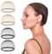 Wig Cap,Nylon Perücke Kappe,Perückenkappen,4 Stück Perückennetz Haarnetz,Wig Cap Set,Elastische Haarnetz Nylon Wig Cap für Frauen und Männer,Hautton und Schwarz