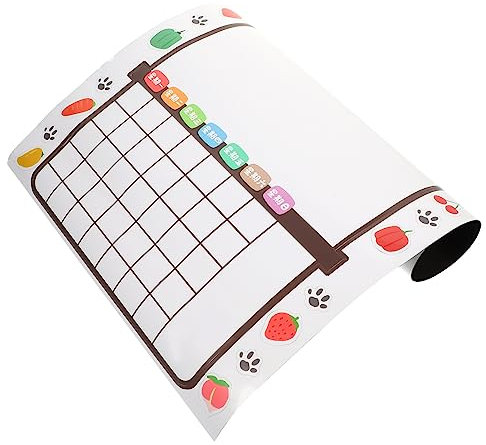 OSALADI Nachricht Kühlschrankmagnet Kühlschrankmagnete Aufkleber Kühlschrank Kalender Magnetischer Planer Für Den Kühlschrank Applikationen Verzierungen Nachrichtenbeitrag Haushalt Pvc