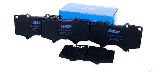 SKF Scheibenbremse Bremsbelag VKBP 80135 A-4er Set - Position Vorderachse Höhe 77 mm Länge 170 mm Breite 81 mm Dicke 17 mm - OE Qualität | Kompatibel mit: MITSUBISHI PAJERO IV, PAJERO IV Van, TOYOTA 4 RUNNER V, FJ CRUISER, FORTUNER, HILUX VII Pick-up