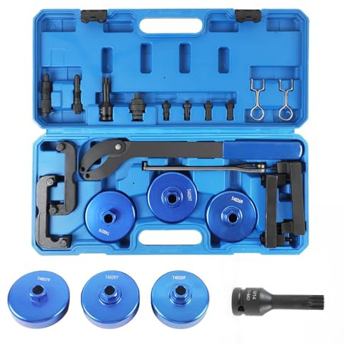 Werkzeug zum Ausrichten der Nockenwelle - Nockenwellenwerkzeuge Motorwerkzeuge Kompatibel mit VW 2.0 2.8 3.0T 3.2T 4.2 5.2 Motor, T40133 T40071 T40058 T10172 T40069 T10035 T40079 T40269 T40297