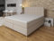 Tesla Dreams Boxspringbett 180x200 Ronda, 7 Zonen Taschenfederkern-Matratze H2/H3, gratis Montage, Topper MemoLUX-10 cm, Unterbau Taschenfederkem, Beige