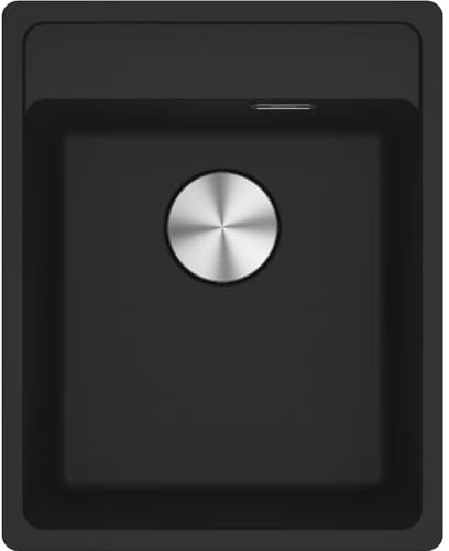 Franke 114.0661.775 Lavandino della Cucina, Nero Opaco