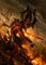 Displate Offiziell Warhammer MetallPoster Magnetische Befestigung Inklusive Lizenziert Bilder Hochwertiges Poster Warhammer 40,000 Art Bloodletter of Khorne Poster 67.5 cm x 48 cm