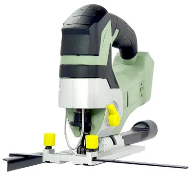Seghetto Alternativo Pendolare con 2 Lame Incluse e Motore Bipolare - Telaio in Alluminio Ultraleggero, 20V, Angolo di Smusso 45°