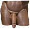 Body Plant Topf, Penisdekor, Körperform -Pflanze Vase einzigartige Pflanzer Penis Vase Dekor lustige männliche Körper Pflanzer Penis Pflanzer Blume Pot Home Garten Dekor 4.7x5x3,9 Zoll braun