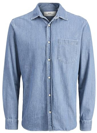 R.D.D. ROYAL DENIM DIVISION Herren Rddlesner Denim Shirt L/S Noos Rddlesner Denim Shirt L/S Noos (1er Pack)