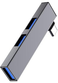 90 Degree Portable USB C Hub with 4 USB Ports High Speed Expansion USB 2 USB 2.0 1 USB 3.0 PC Laptop