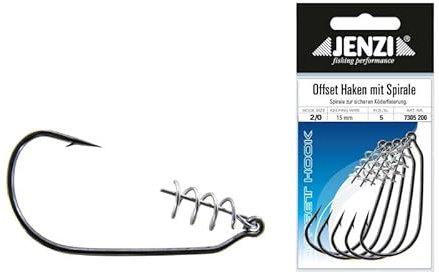 Jenzi Offset Haken mit Spirale #2/0