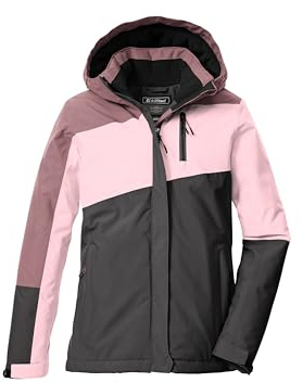 Killtec Mädchen Kow 218 Grls Jckt Funktionsjacke/Outdoorjacke mit Kapuze und Schneefang