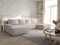 KEF-MEBLE Ecksofa Vera – U-Form – 350x85x185 cm – Liegefläche 290x140 cm – Rollsystem zur Ausklappung – Mit Schlaffunktion – Wellenfederung - Poso 100