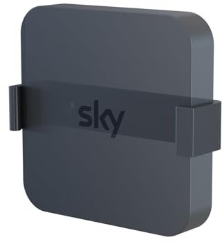 mywallmount Sky Stream Puck Wall Mount Bracket, Wall Mount Clip, Complete with Fixings – Vertical or Horizontal Mounting – Bio-Degradable Plastic – L11.4xW2.6xD2.2cm