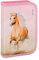 itenga Schüler-Etui WILD Horse - Wildpferde - 28 teilig 1-Zipper Mäppchen