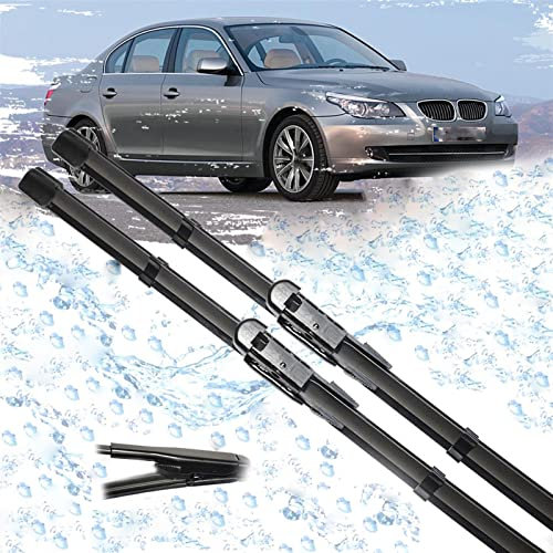 Escobillas limpiaparabrisas Delanteras de 24 para BMW Serie 5 E60 E61 (2003, 2004, 2005, 2006, 2007, 2008, 2009 y 2010)