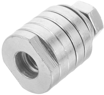 Winkelschleifer Aufsatzadapter M14 Metall für Renovierung und Möbelbau | Stabile Verbindung, Schneller Wechsel, Silberne Ausführung, Passend für Zubehör Am Winkelschleifer