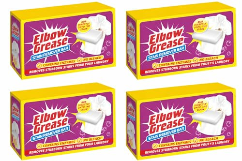 4x Laundry Clothes Fabric Bleach-Free Soap Stain Remover Bar 100g