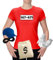 Jimmys Textilfactory T-Shirt Panzerknacker Karneval Kostüm Set Wunschnummer XS-3XL Damen Verkleidung Fasching Rosenmontag Zug, Größe:M, Set: deluxe+, Logo: Standard-Nr