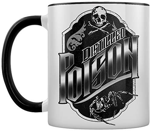 Grindstore Distilled Poison Inner 2-Tone Tea and Coffee Mug Black