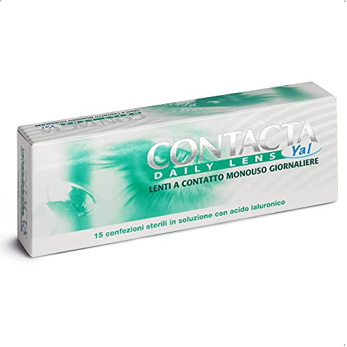 Contacta, Daily Lens Yal 15, Lenti a Contatto Giornaliere per Miopia, Lenti a Contatto con Acido Ialuronico Sicure e Facili da Applicare, Diottrie -3,00, Confezione da 15 Lenti Monouso